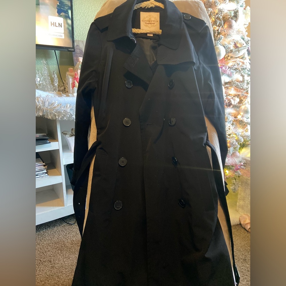 Woman’s Black trench coat